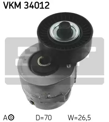 Ролик SKF VKM 34012